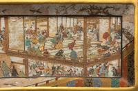 A Japanese Satsuma Rectangular Dish, Seikōzan Workshop (Circa 1900) 日本明治時代 薩摩燒賞盤