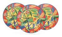 A Set of Eight Laure Japy Dinner Plates Diameter 11 3/4 inches. — 20TH CENTURY