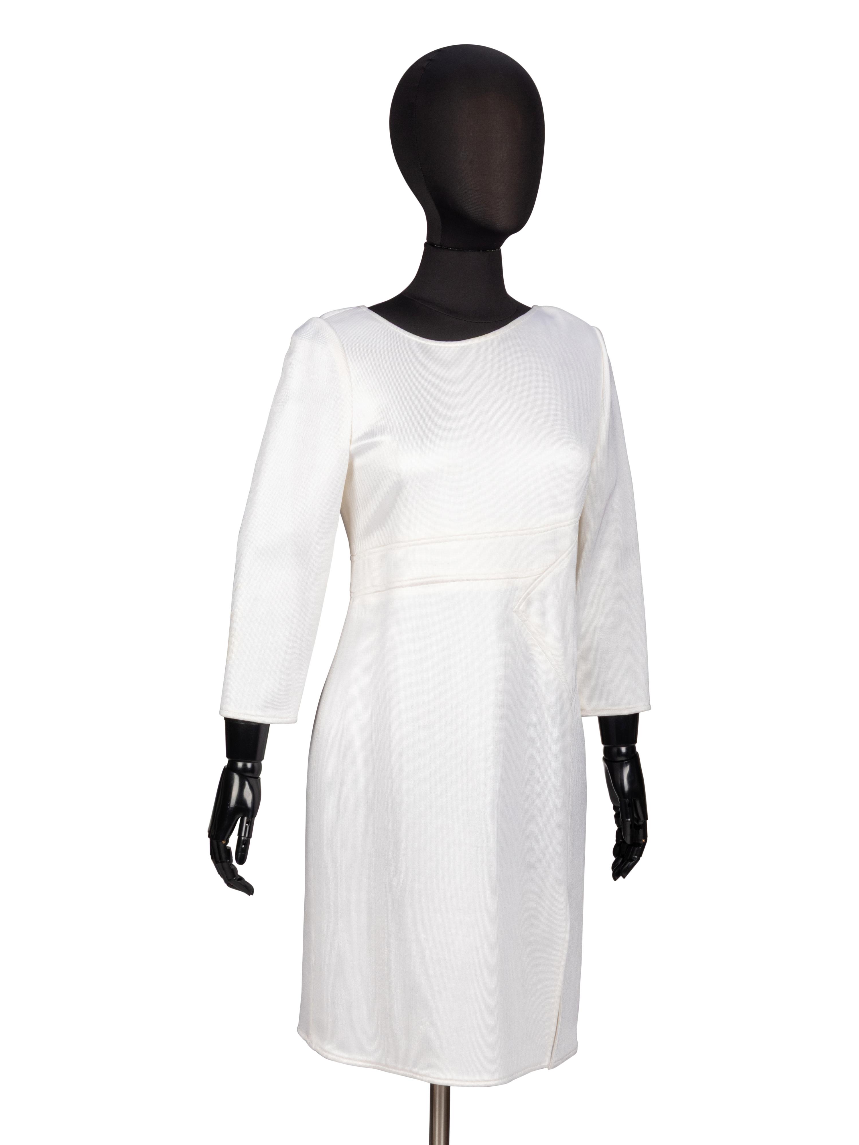 Ralph Rucci, Long Sleeve Knit Dress