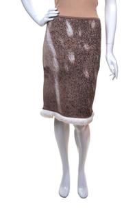 A Zac Posen Cashmere Print Skirt, Size L.