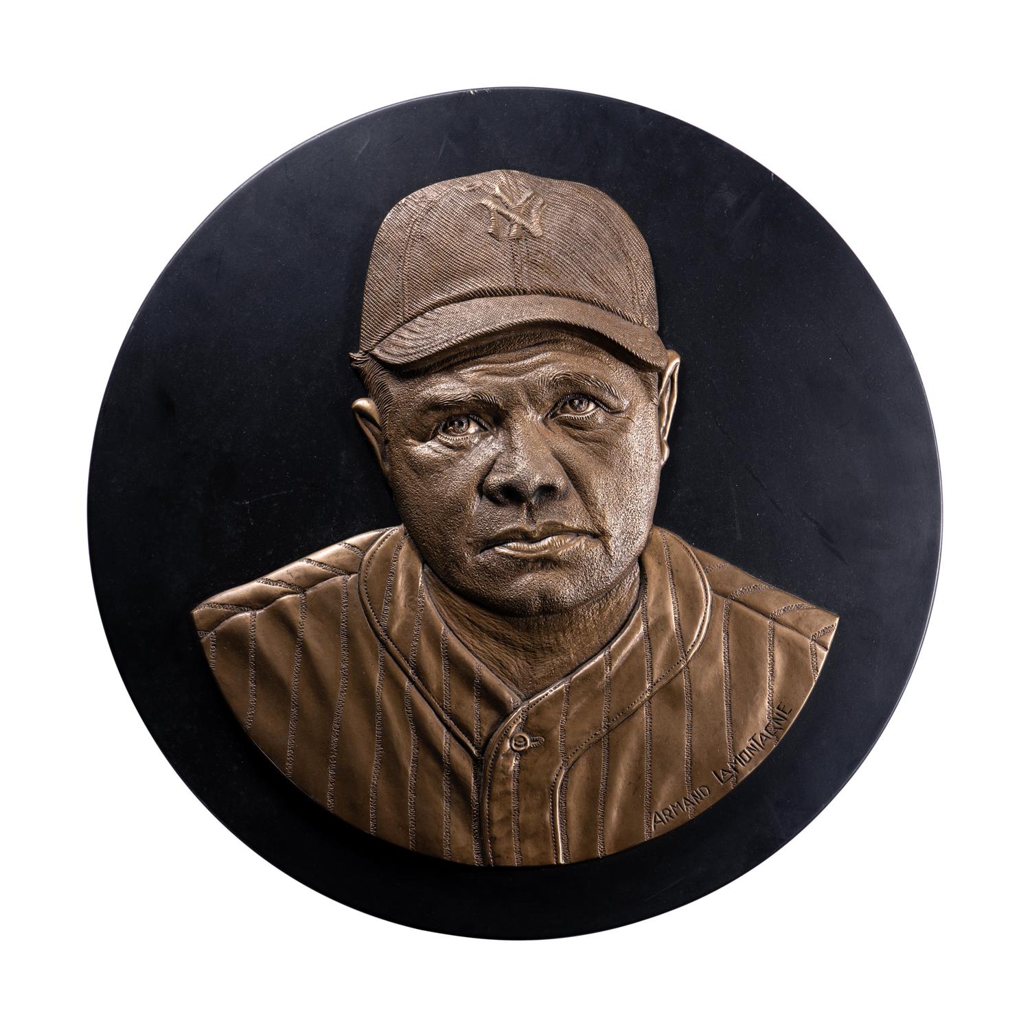 A Powerful 2010 Armand LaMontagne Babe Ruth Master Bronze Sculpture,