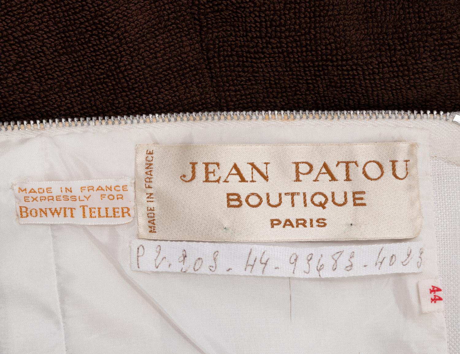 Jean Patou Haute Couture Dress, 1960s