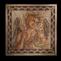 A Roman Mosaic Panel Depicting Summer