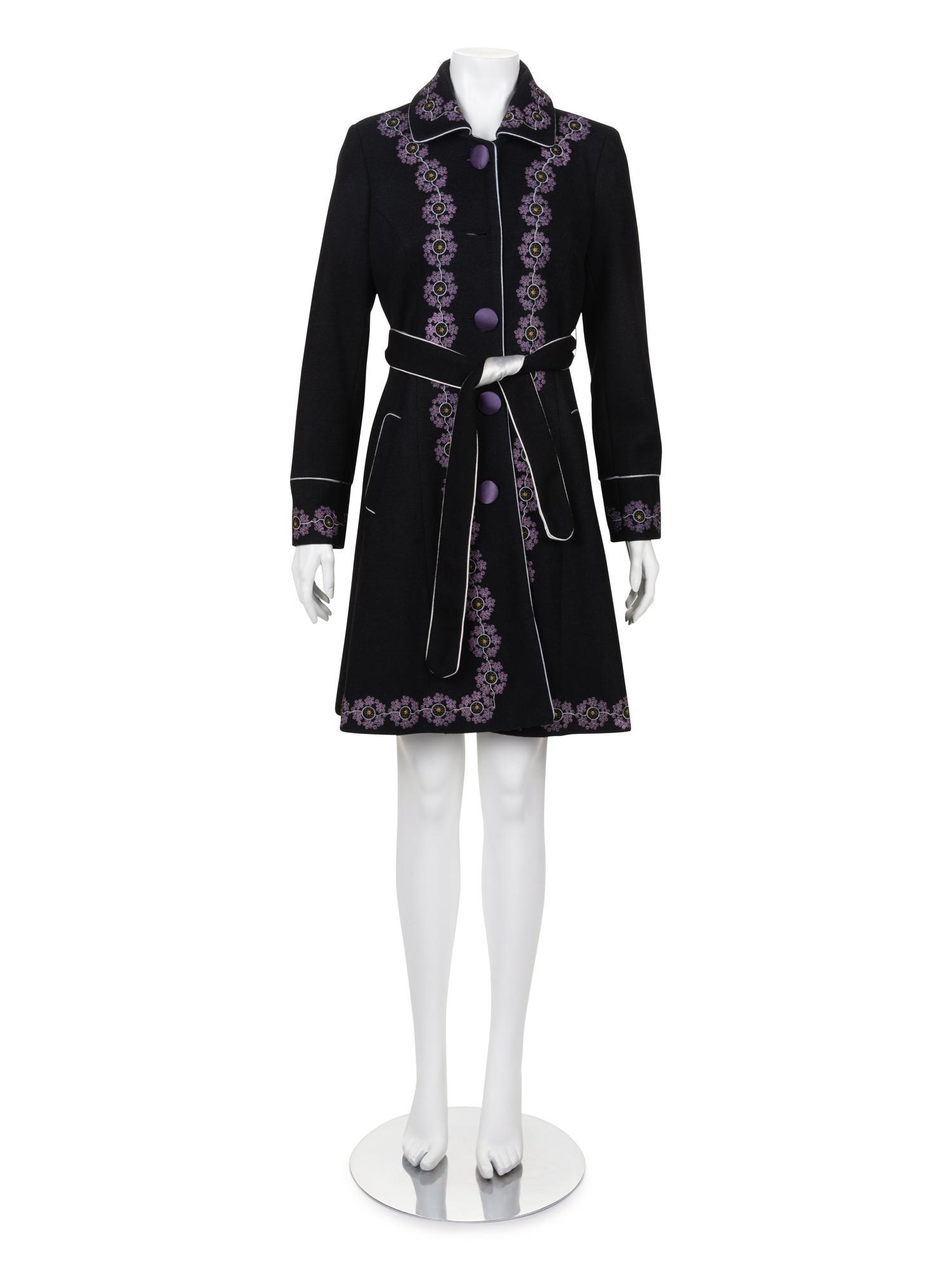Chloé Embroidered Wool Coat, 1970s