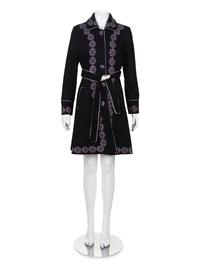 Chloé Embroidered Wool Coat, 1970s
