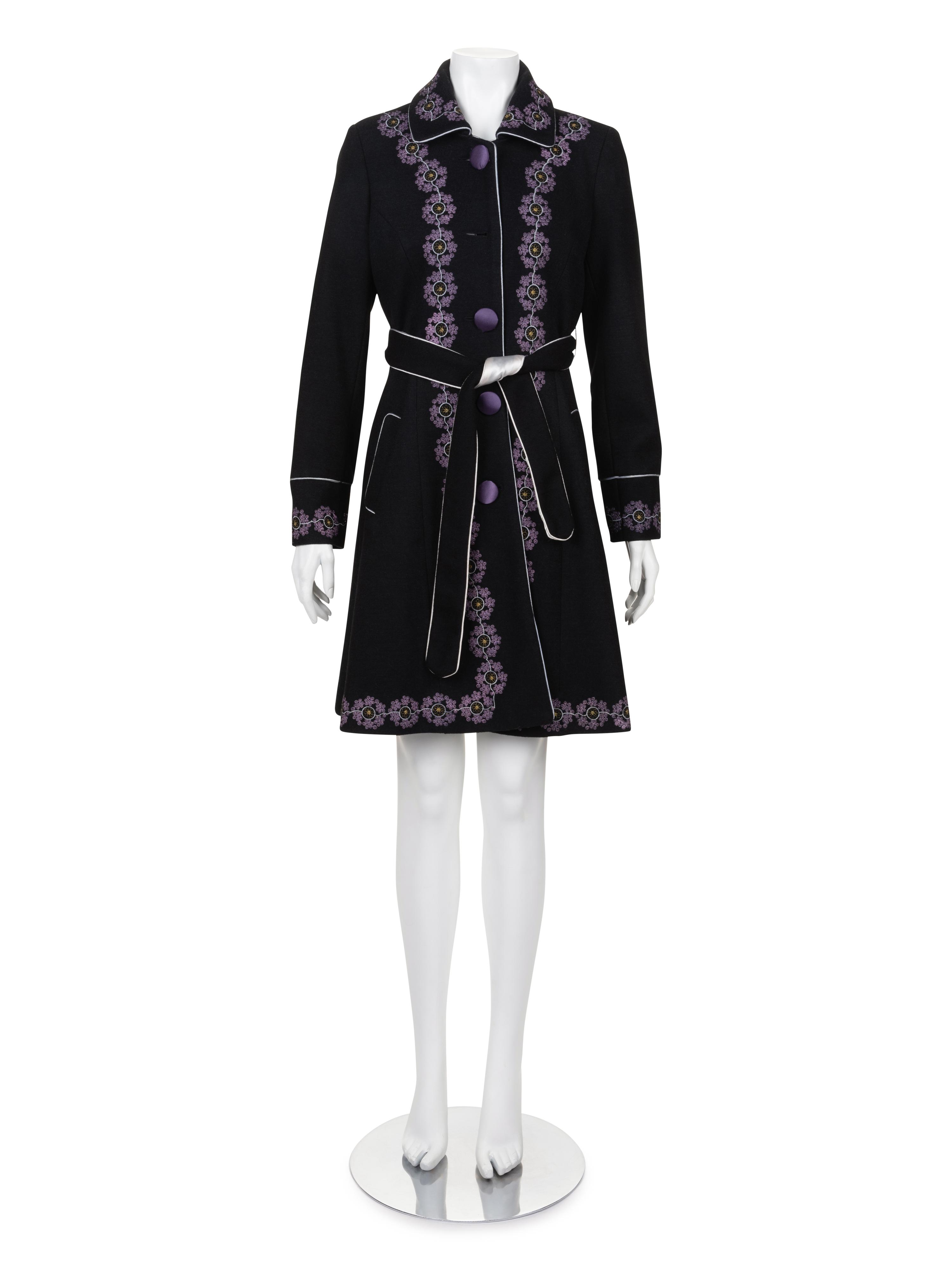 Chloé Embroidered Wool Coat, 1970s
