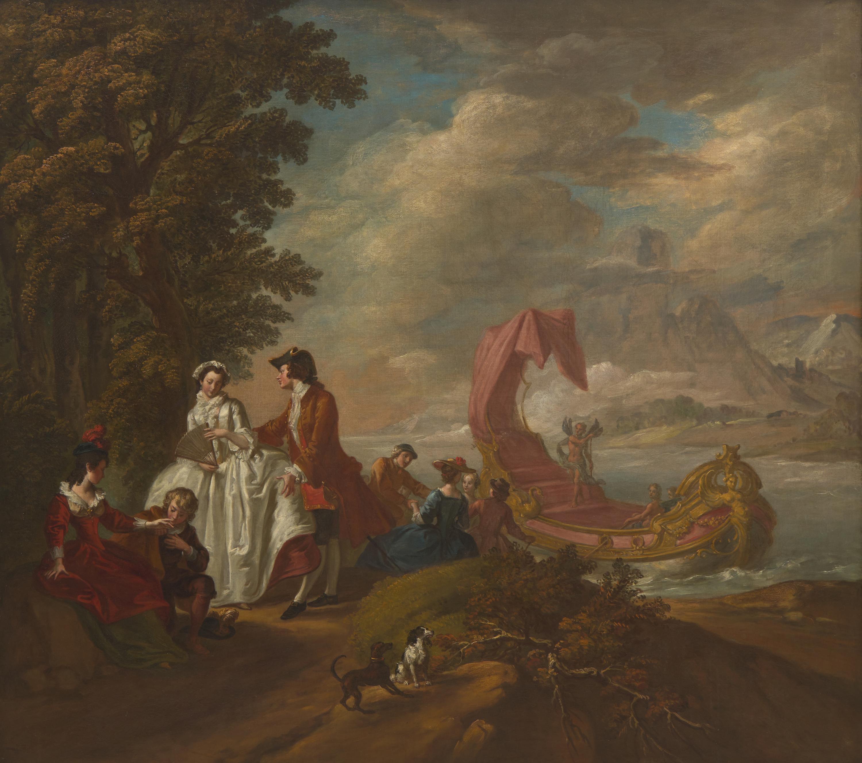 Pieter Johannes van Reyschoot (Belgian, 1702-1772) — Embarkation to the Island of Cythera