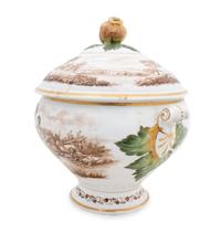 A Continental Porcelain Covered Soup Tureen