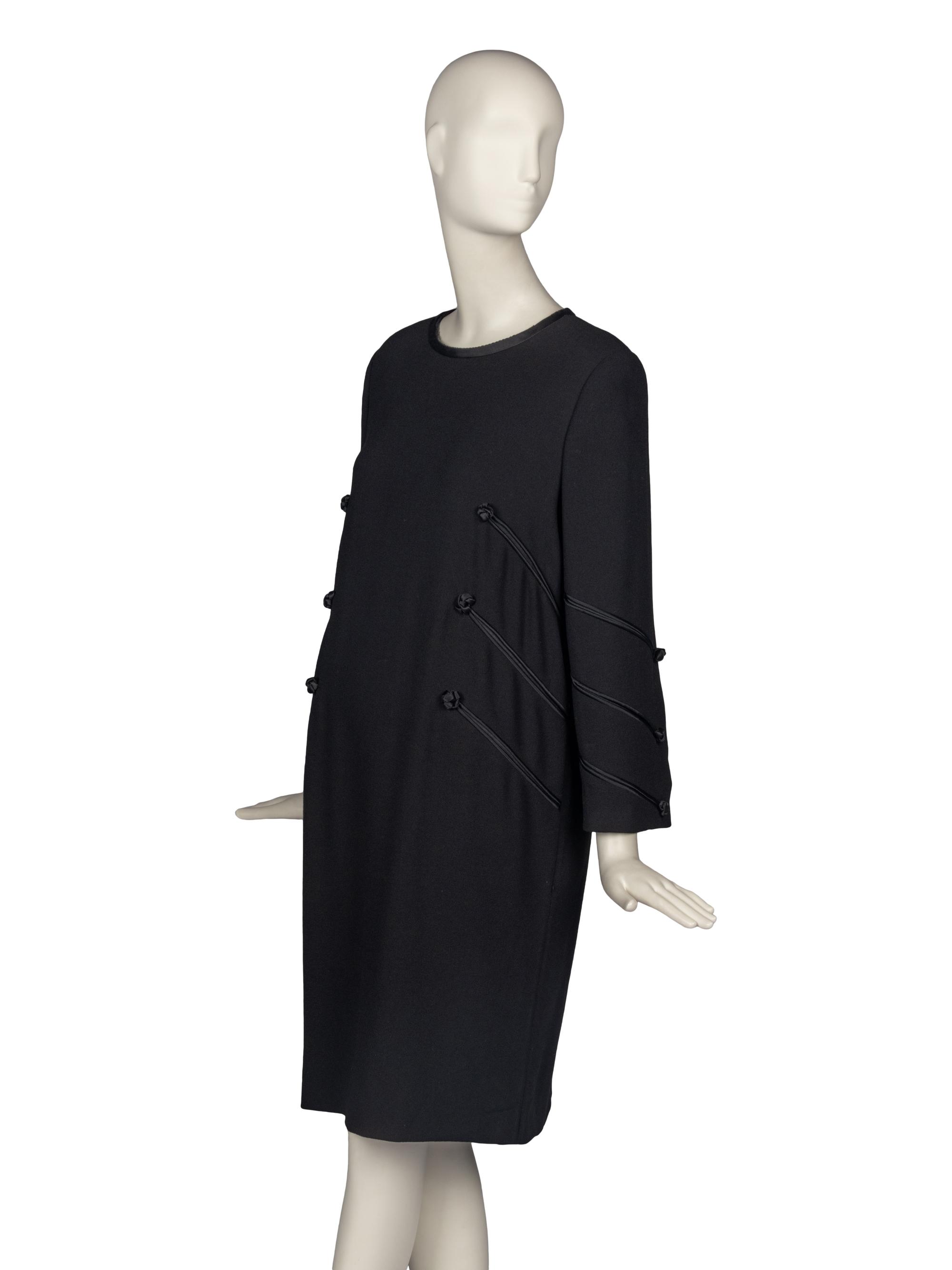 Galanos Black Dress