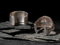 Navajo Silver and Turquoise Cuff Bracelets