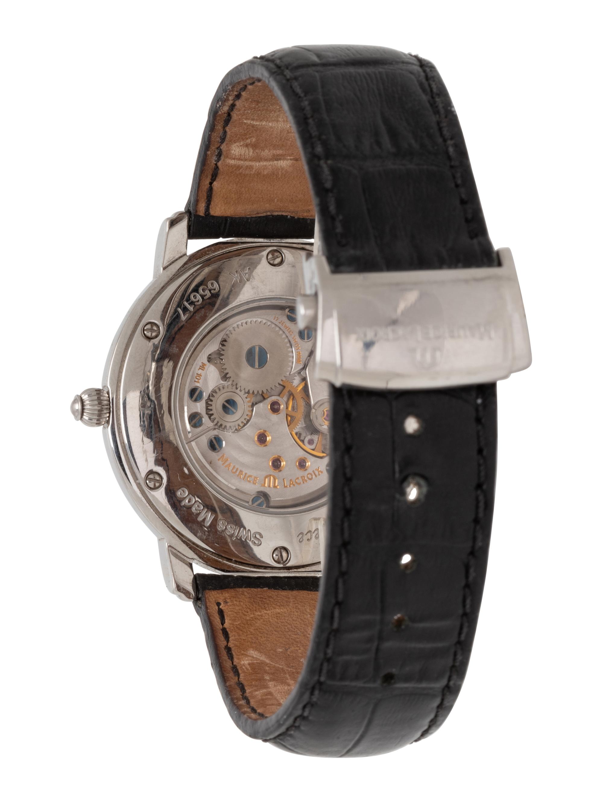 MAURICE LACROIX, STAINLESS STEEL WATCH