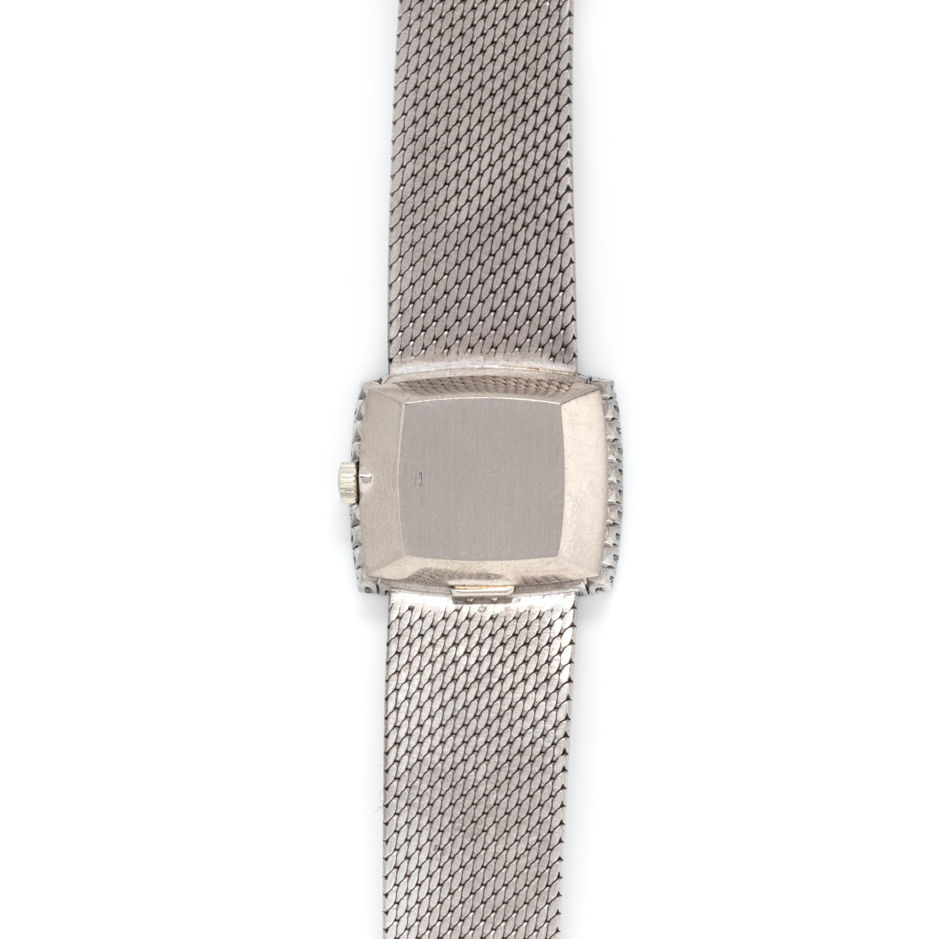 PATEK PHILIPPE, 18K WHITE GOLD AND DIAMOND REF. 3353/1 WRISTWATCH