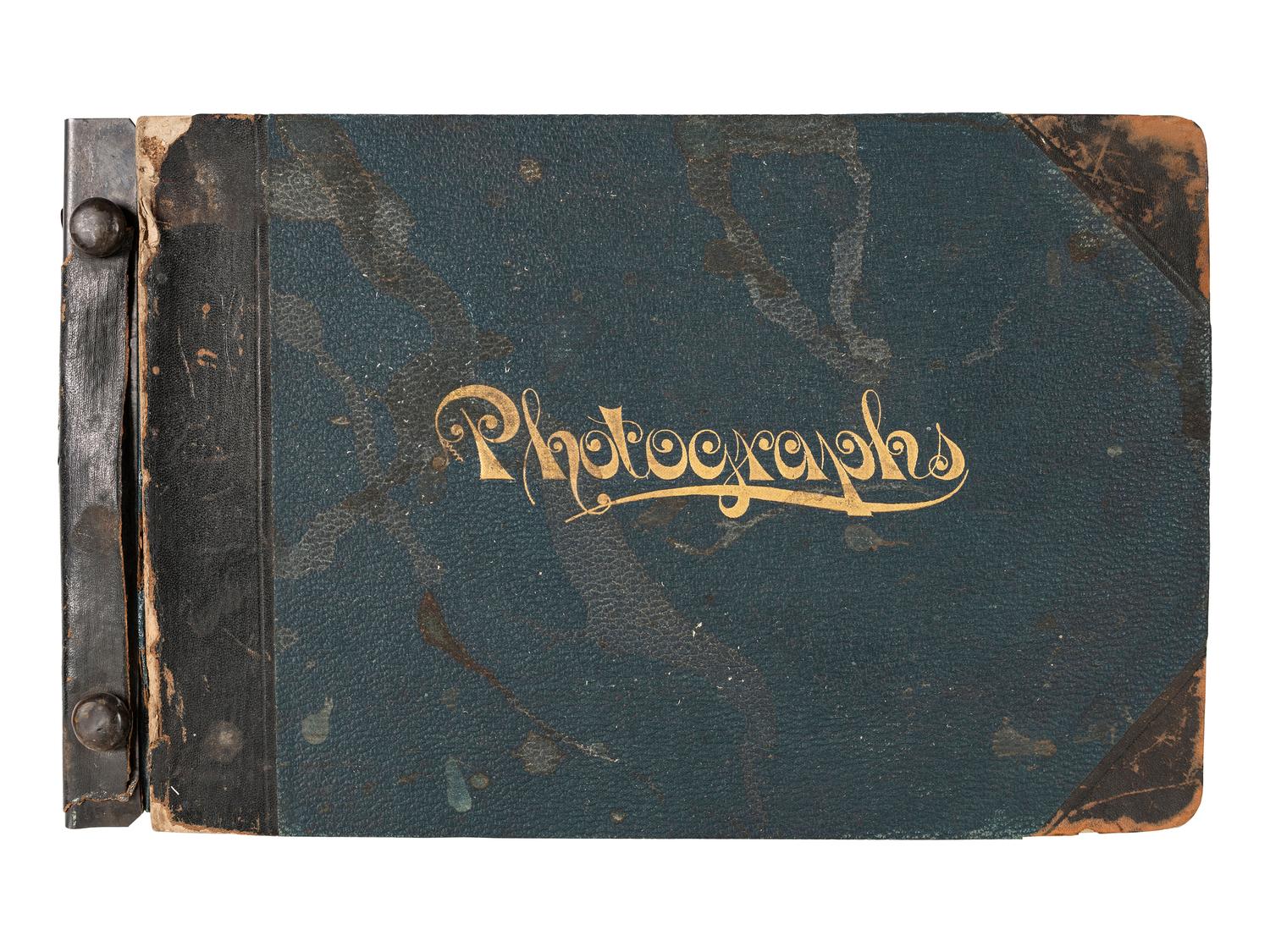 [WORLD'S FAIR]. GOLSEN, Ralph J., photographer. Photo album and souvenir map for the 1893 Chicago World's Columbian Exposition.