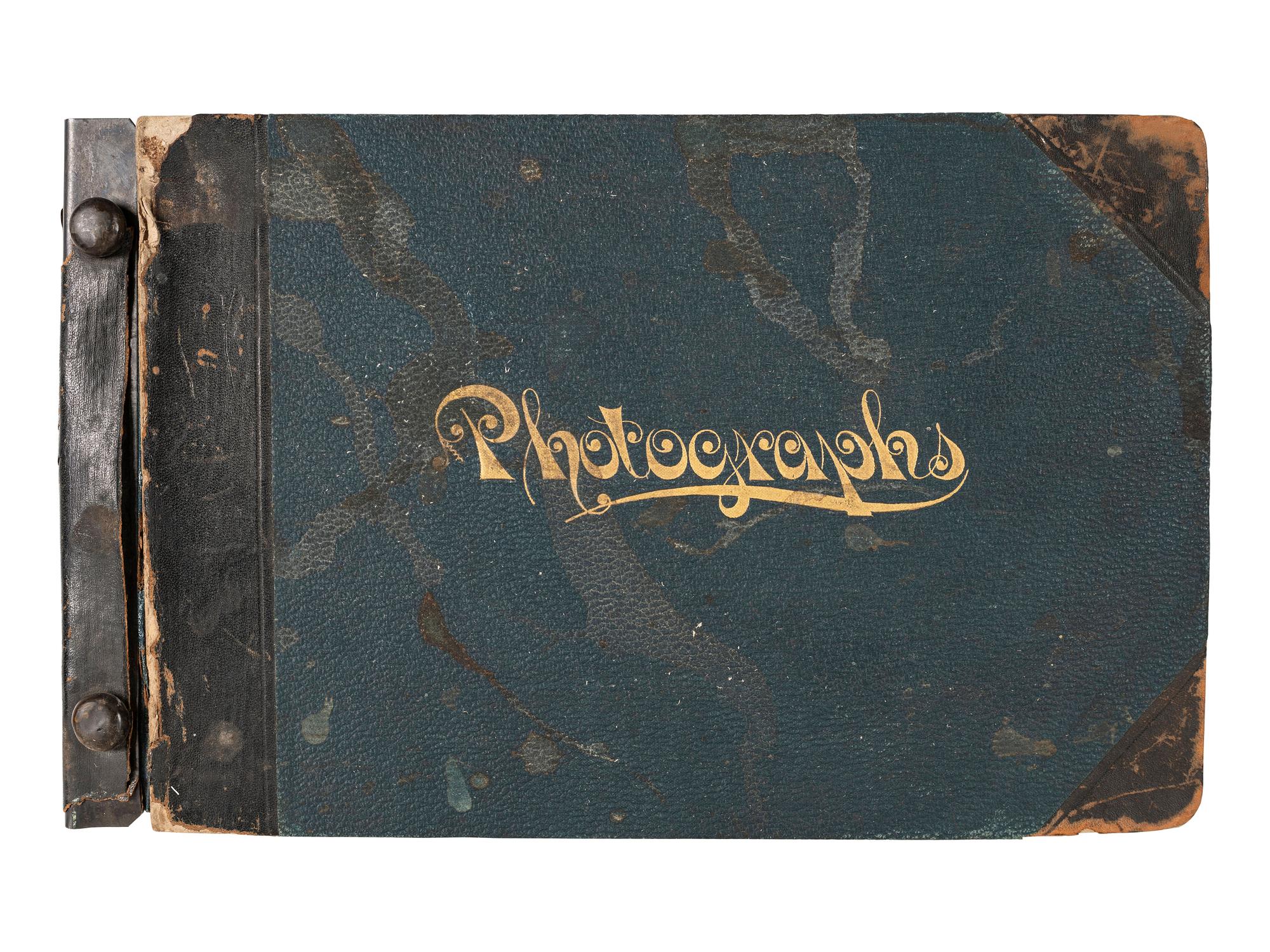 [WORLD'S FAIR]. GOLSEN, Ralph J., photographer. Photo album and souvenir map for the 1893 Chicago World's Columbian Exposition.