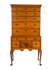 A Queen Anne Maple Highboy