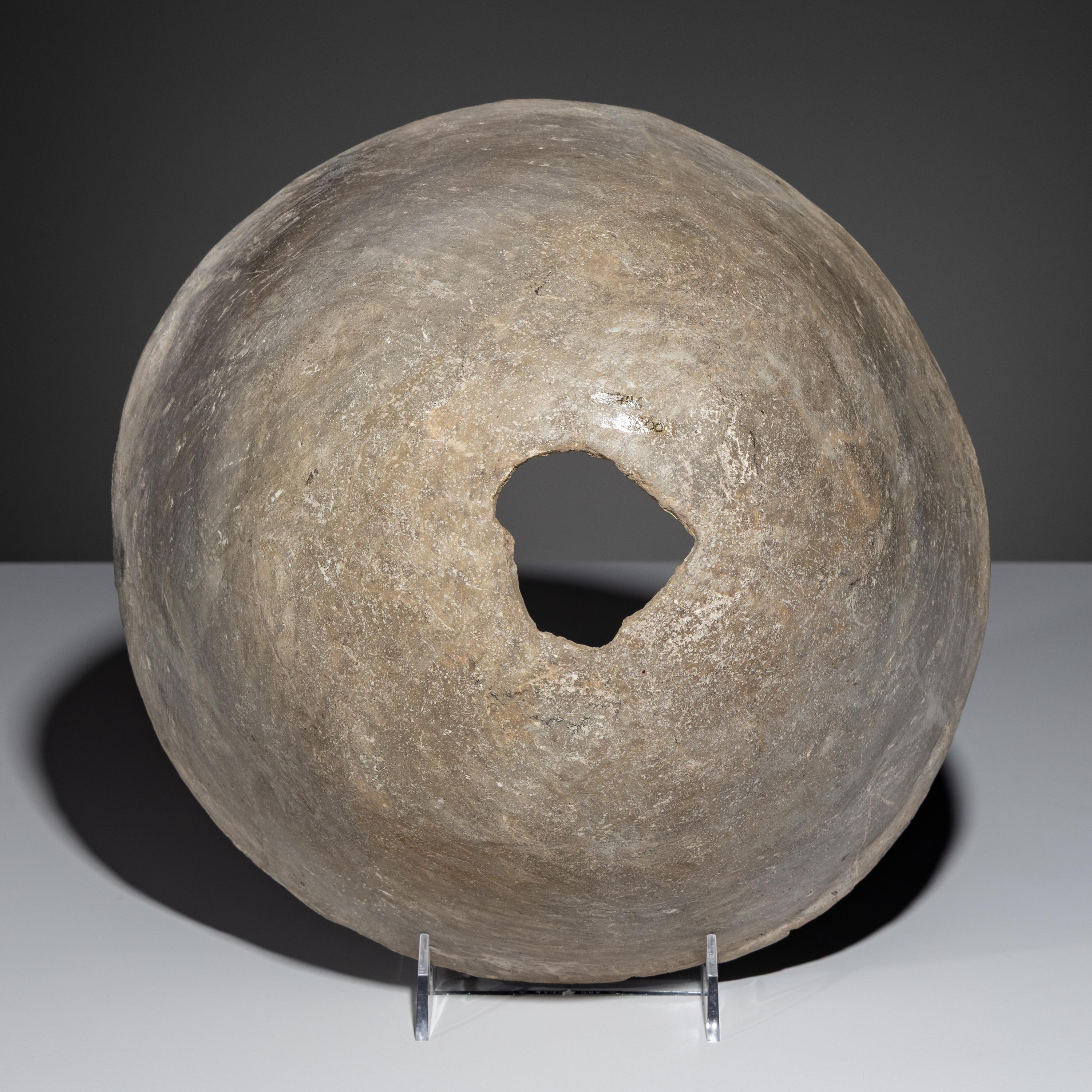 Ancestral Pueblo, Mimbres Classic Black-on-White Pottery Bowl
