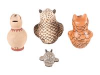 Parliament of Pueblo Pottery Owls