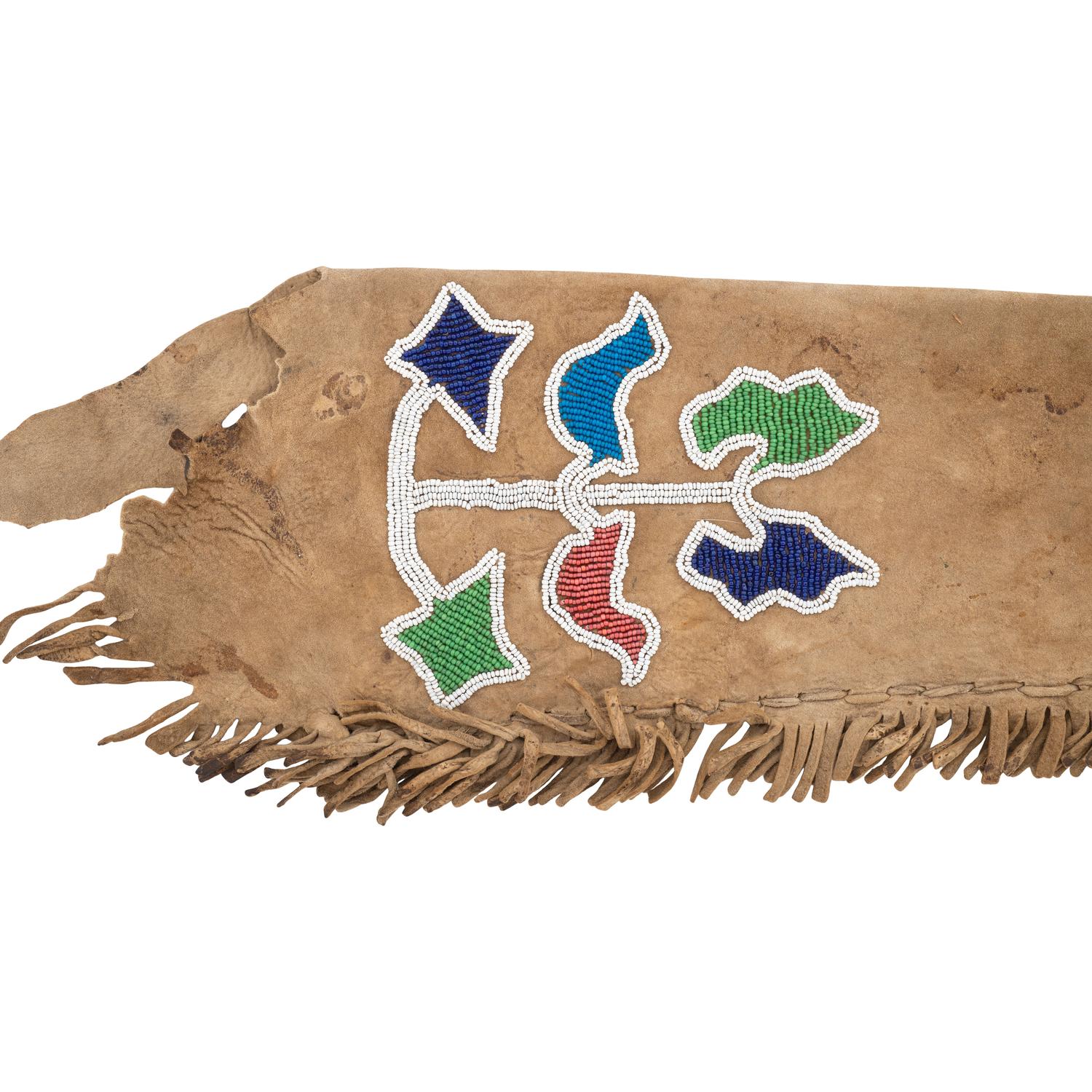 Prairie Beaded Hide Rifle Scabbard