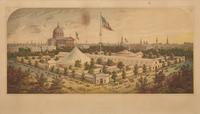 [Philadelphia] Queen, James. Buildings of the Great Central Fair, In Aid of the U.S. Sanitary Commission Logan Square, Philadelphia, June 1864