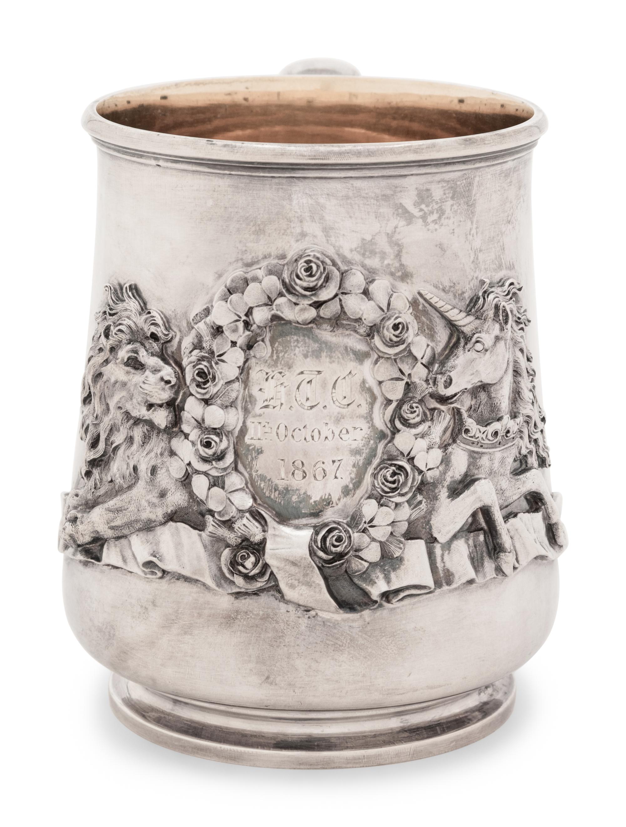 A Tiffany and Co. Silver Mug