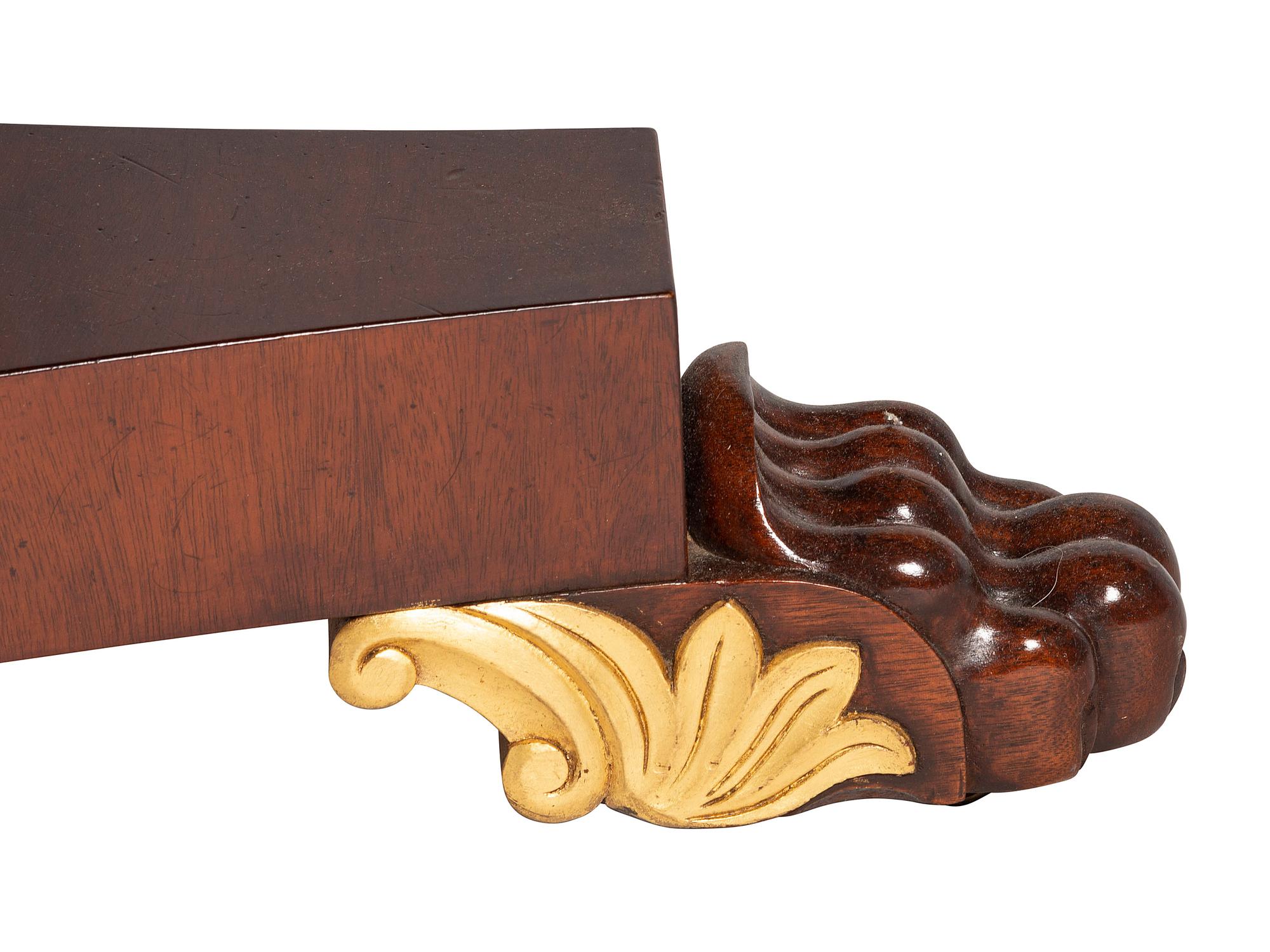 An Empire Style Parcel Gilt Center Table