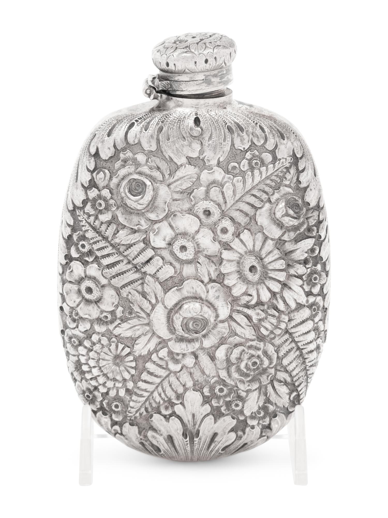 A Tiffany & Co. Silver Flask