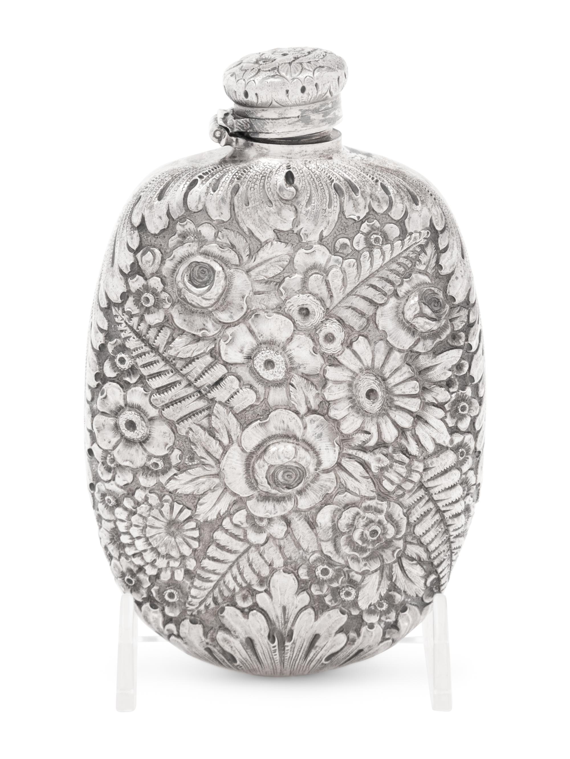 A Tiffany & Co. Silver Flask