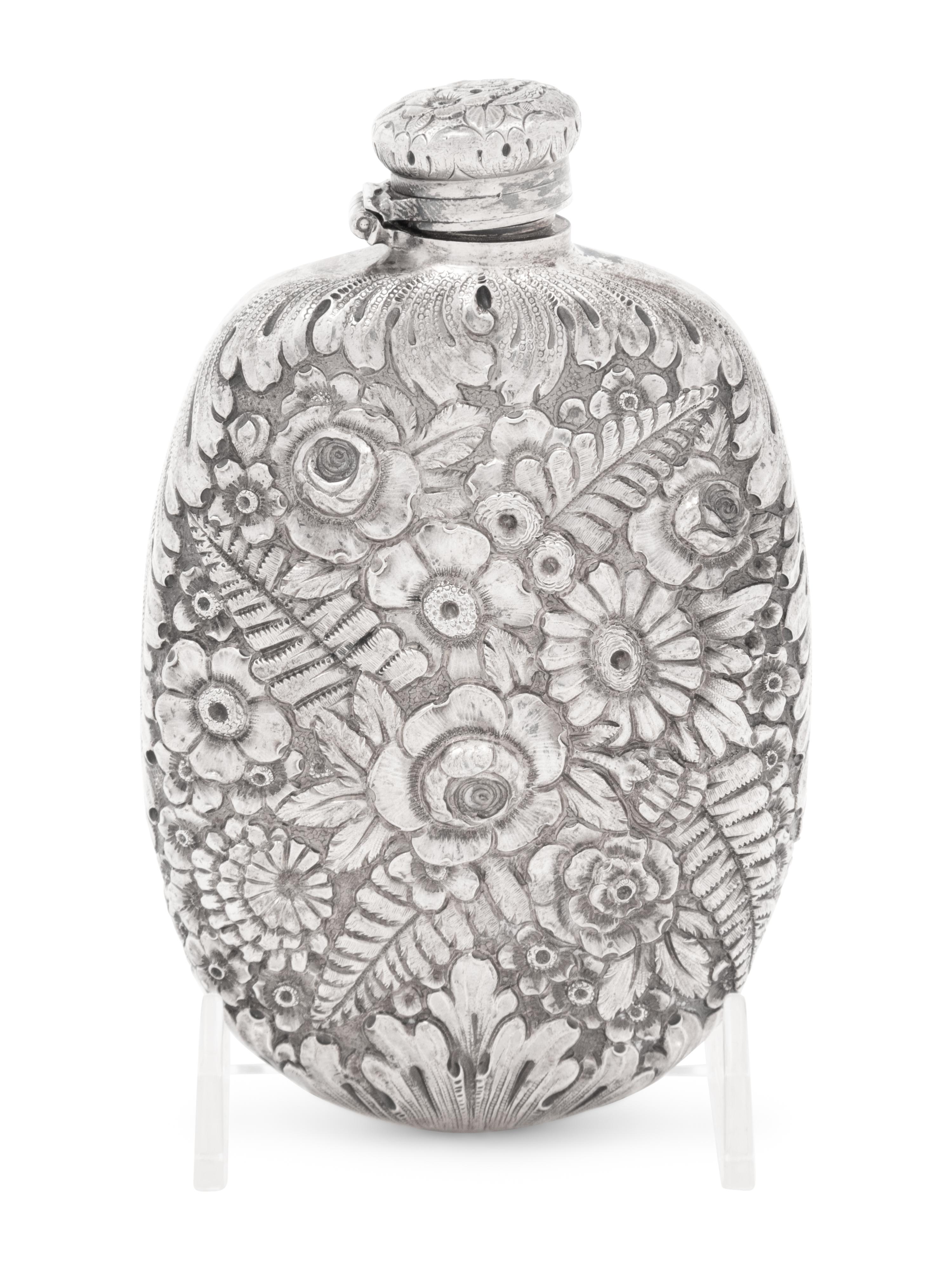 A Tiffany & Co. Silver Flask