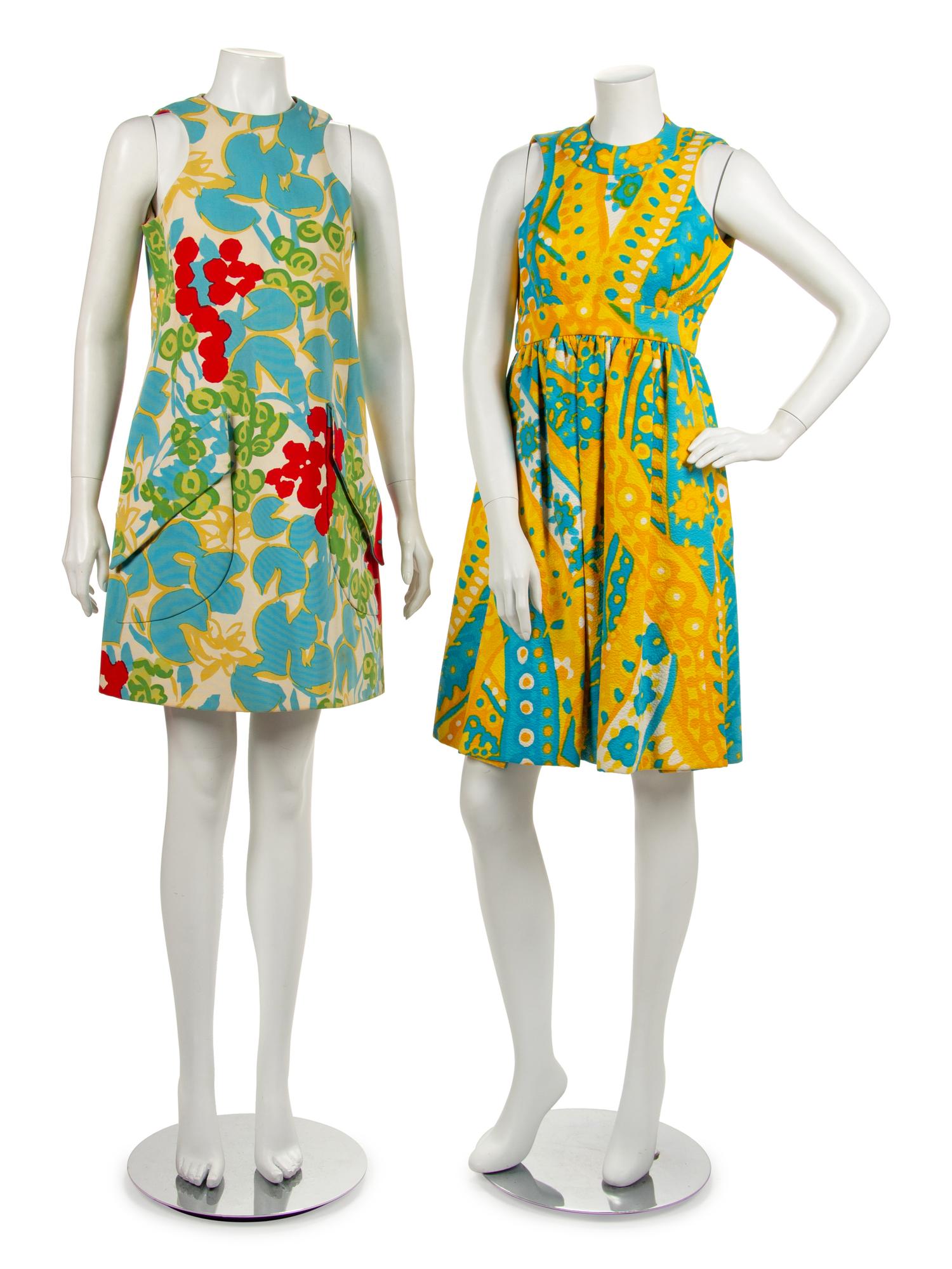 Two Geoffrey Beene Dresses, 1960s