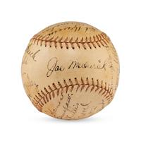 A 1936 St. Louis Cardinals Team Signed Autograph Baseball (Beckett Authentication Services Letter of Authenticity)