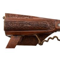 Contemporary Snaphance Jaeger Rifle in the Style of Meister der Tierkopfranke by John B. Derrick (American, b.1936)