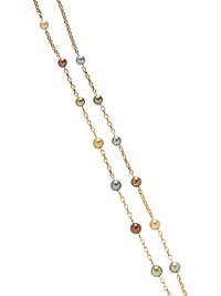 MULTICOLOR CULTURED PEARL NECKLACE