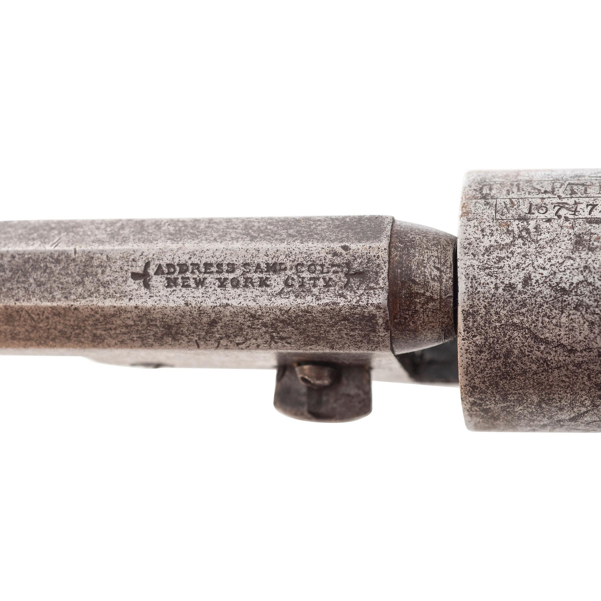 Colt Model 1849 Pocket Revolver Inscribed to George Ivers
