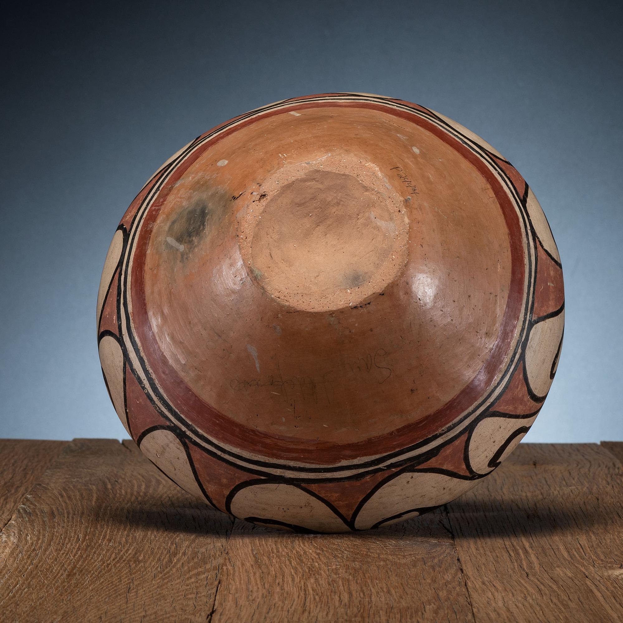 San Ildefonso Polychrome Pottery Jar
