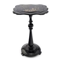 An English Papier Mâché and Mother of Pearl Tilt-Top Table