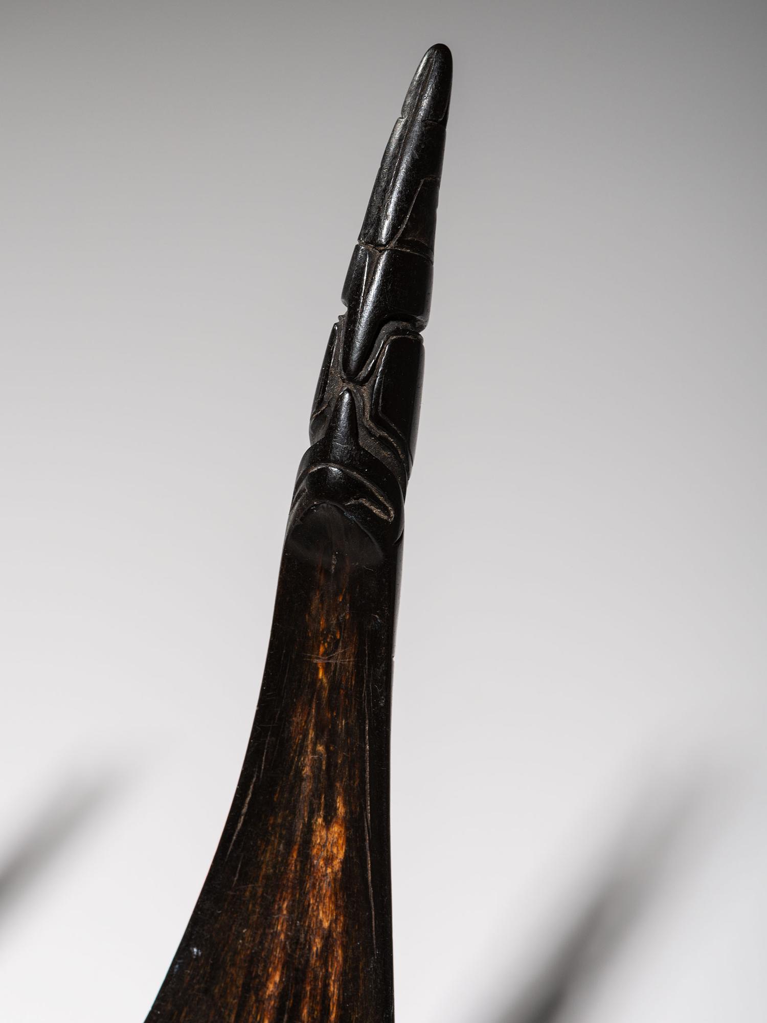 Collection of Northwest Coast Carved Totemic Spoons
