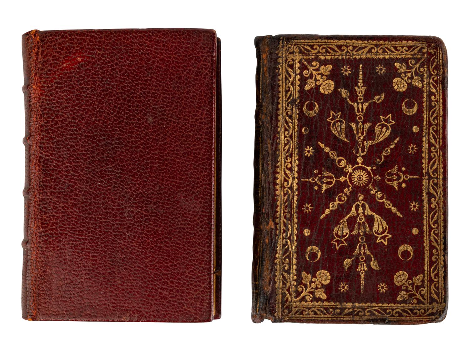 [MINIATURE BOOKS] -- [CLASSICS]. BOETHIUS, Aniciuis Manlius Torquatus Severinus (480?-524?). De consolatione philosophiae . Douai: B. Beller, 1632.