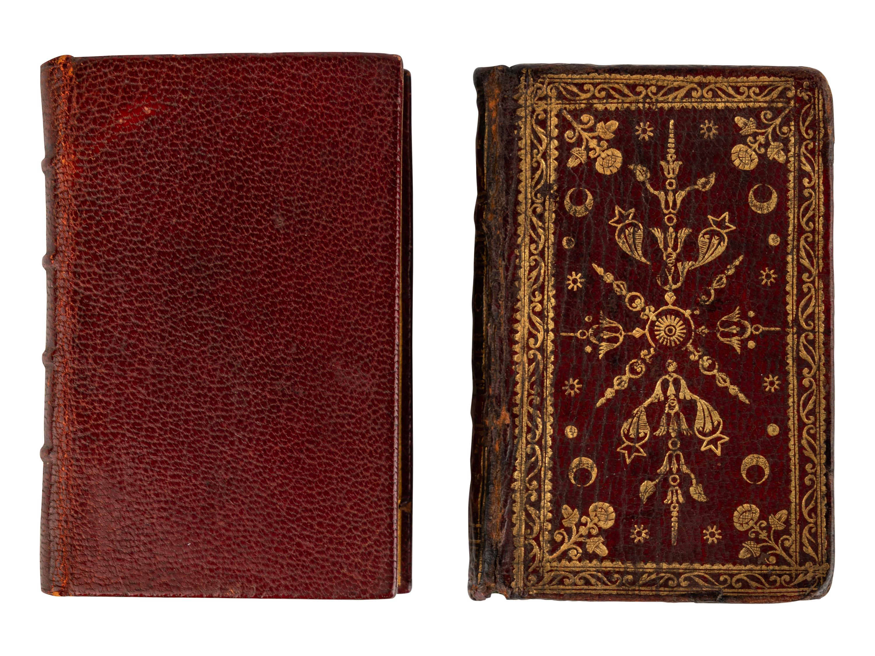 [MINIATURE BOOKS] -- [CLASSICS]. BOETHIUS, Aniciuis Manlius Torquatus Severinus (480?-524?). De consolatione philosophiae . Douai: B. Beller, 1632.