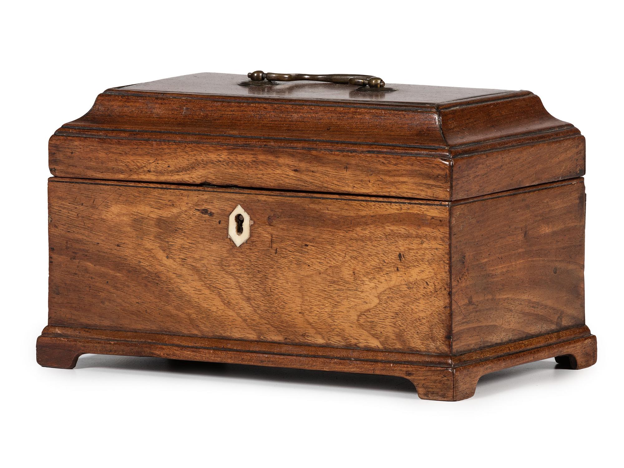 An English Mahogany Tea Caddy