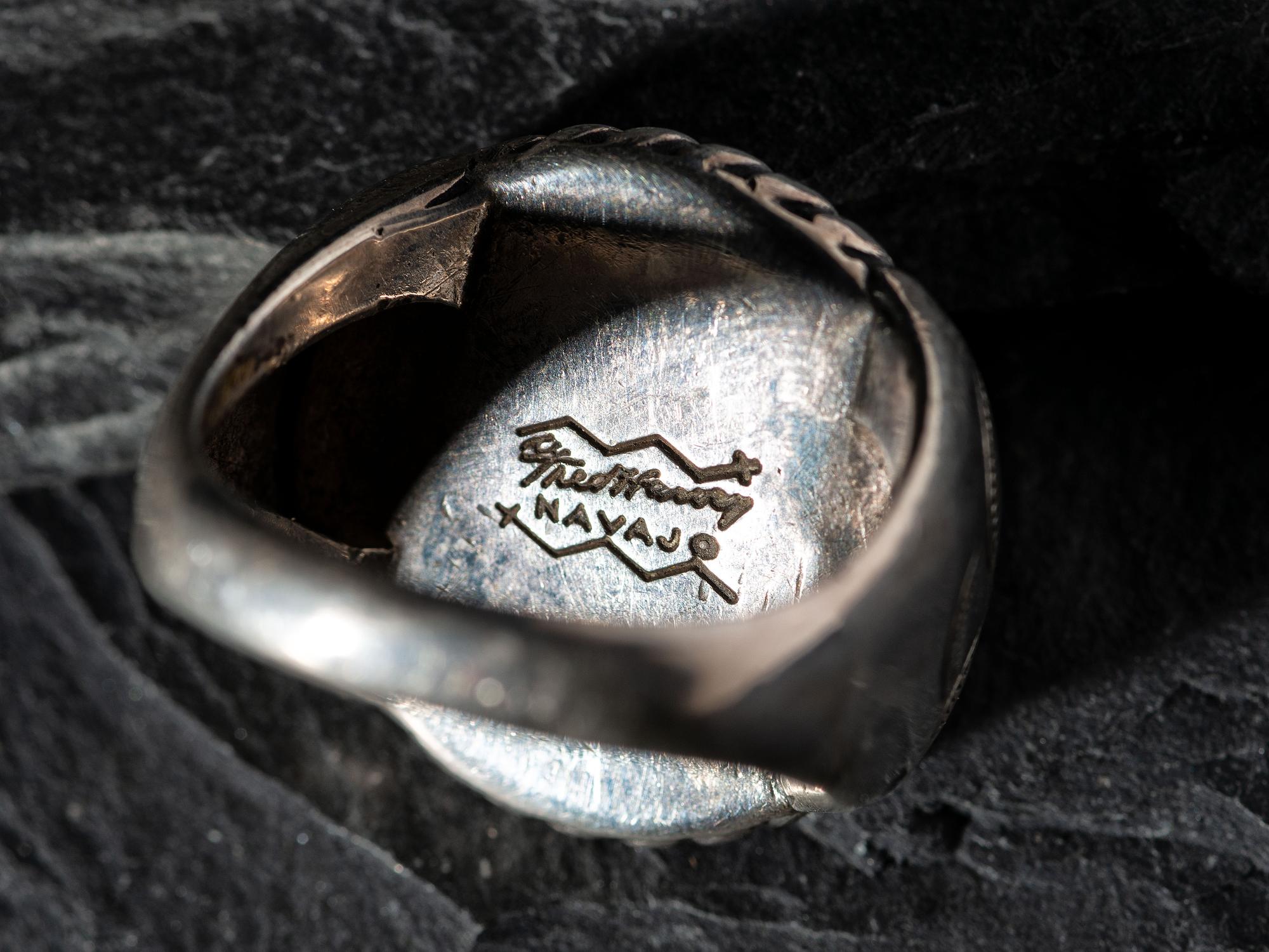 Navajo Silver and Turquoise Ring