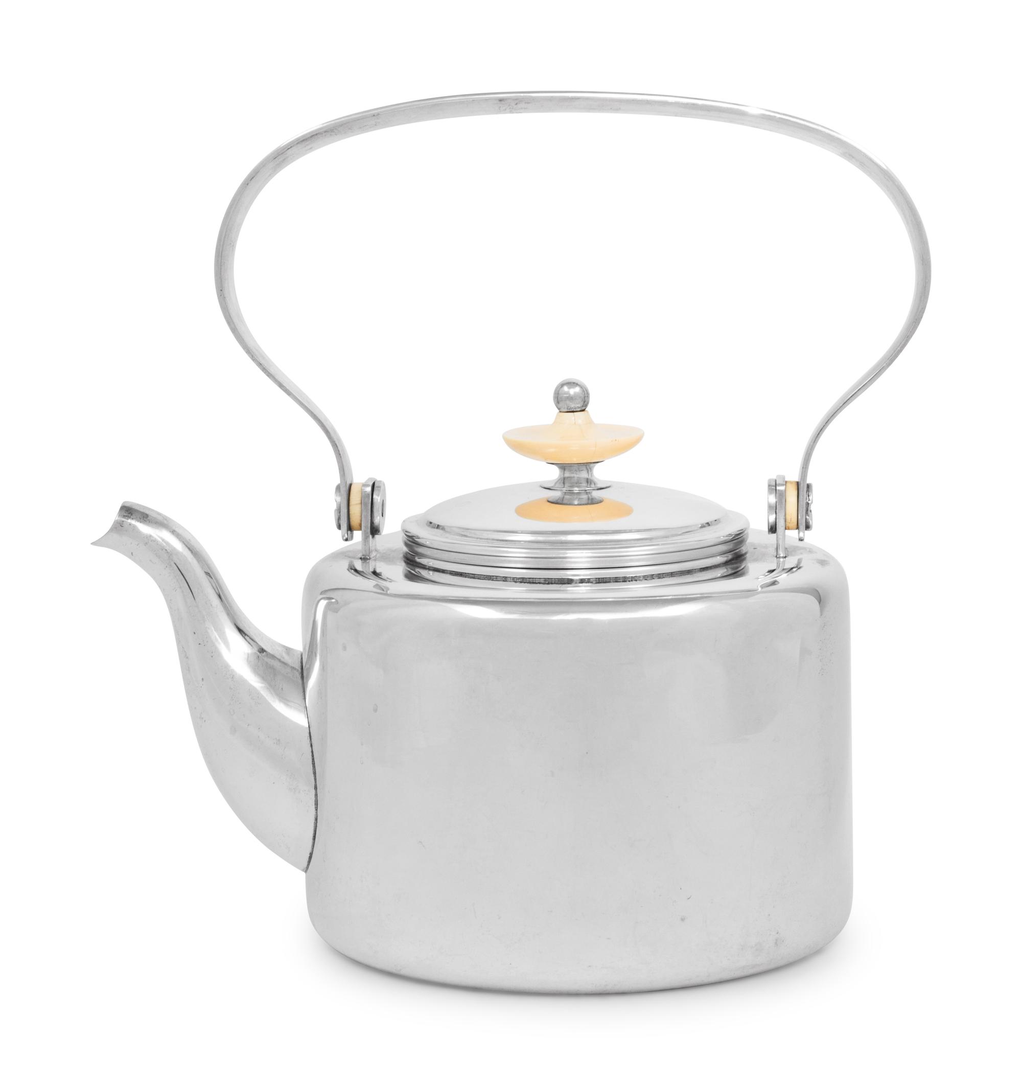 An Allan Adler Silver Tea Kettle