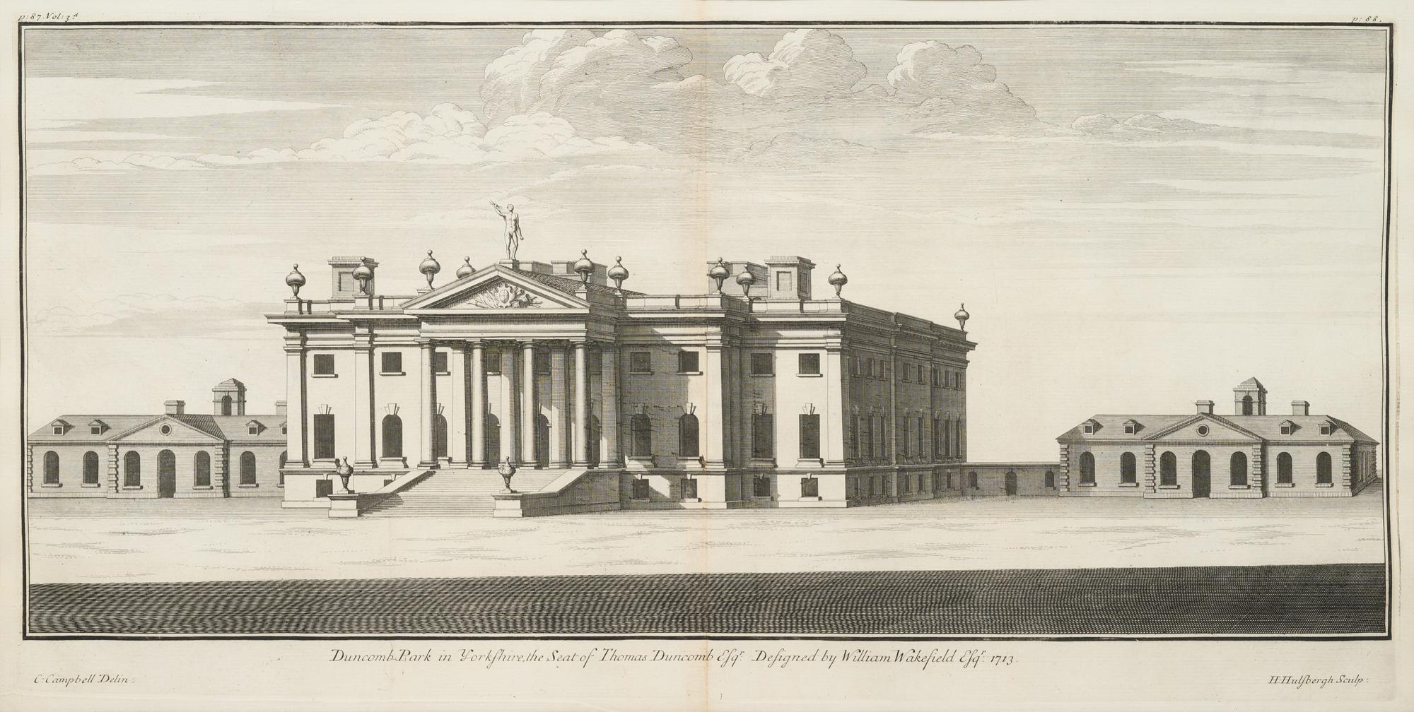 A Set of Three Architectural Engravings