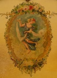 A Louis XV Style Painted Double Bed