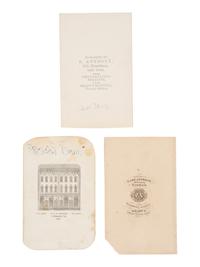 [DAVIS, JEFFERSON (1808-1889)]. 5 images of and related to the CSA President.
