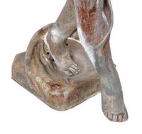 A Cast Lead Fountain Statue
