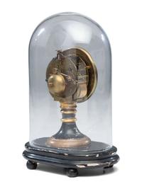 An Ebonized and Parcel Gilt Mantel Clock