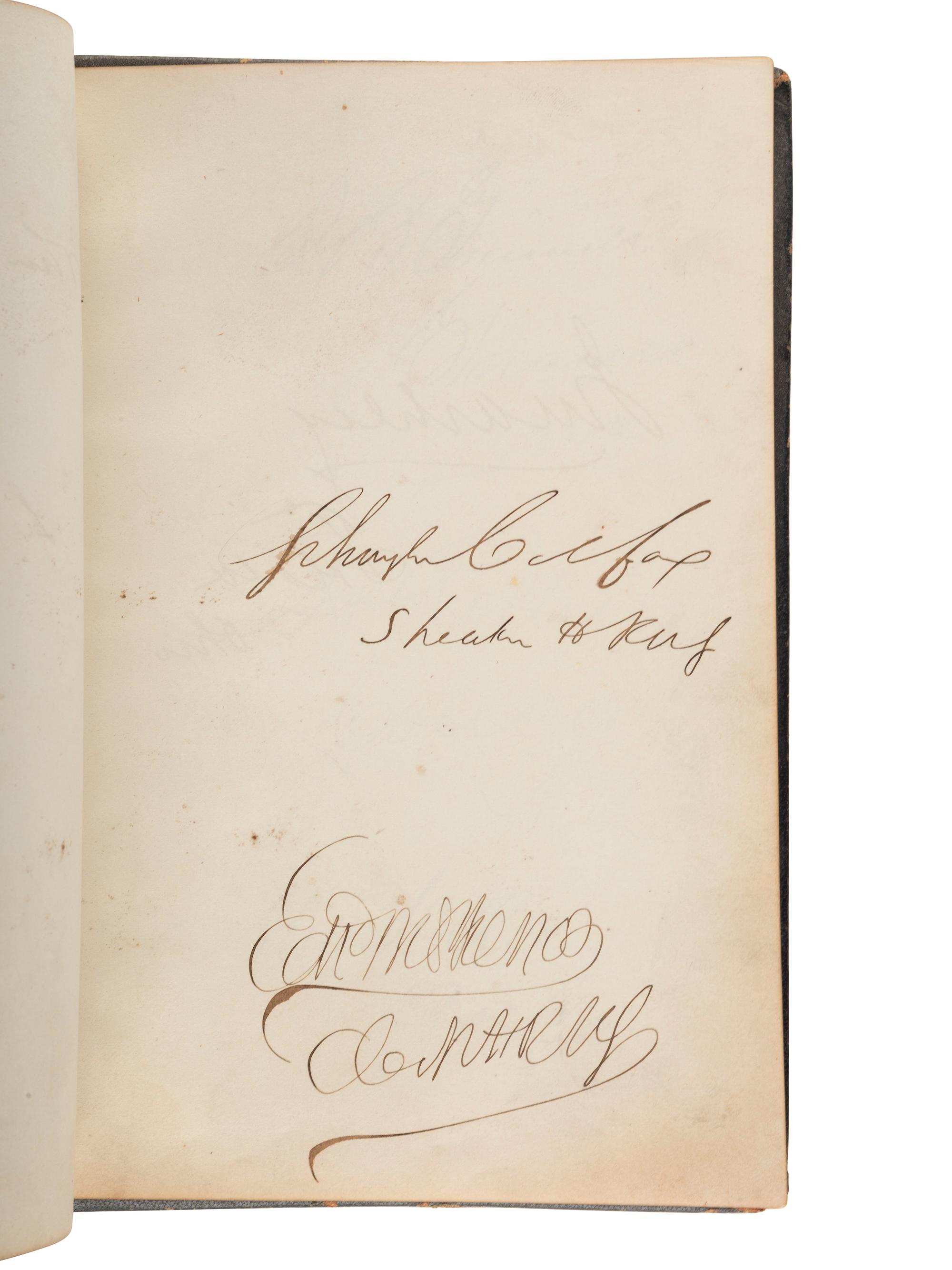 [LINCOLN, Abraham (1809-1865), DOUGLASS, Frederick (ca 1818-1895), and others - AUTOGRAPH ALBUM].