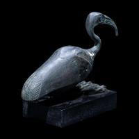 An Egyptian Bronze Ibis