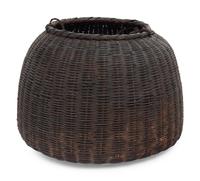 A Large Japanese Ikebana Bamboo Flower Arranging Basket