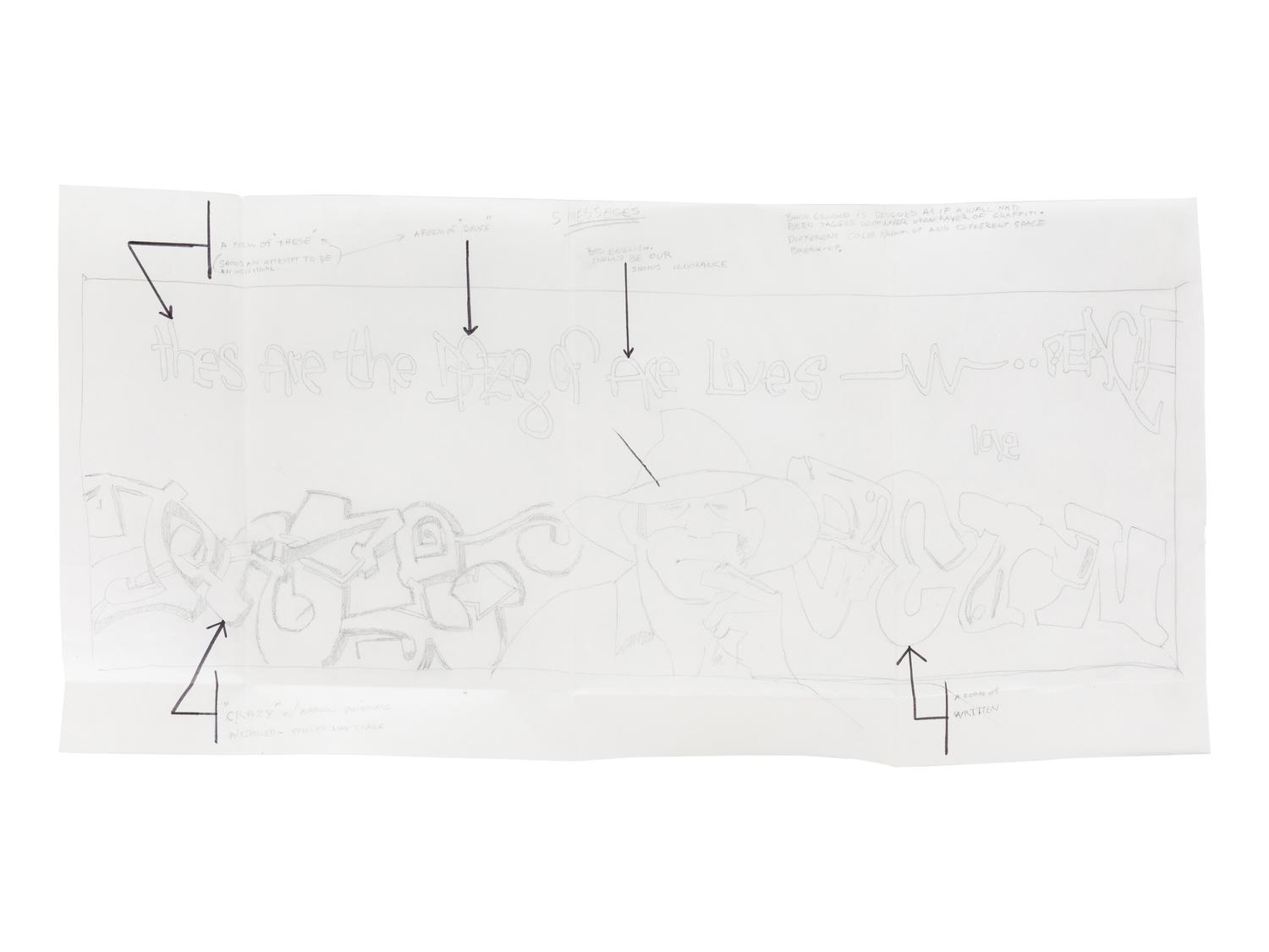 Crazy , together with original artist concept sketch